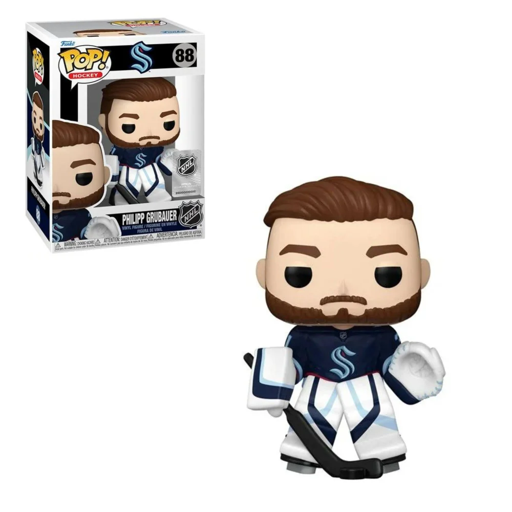 NHL Kraken Mark Giordano Road Jersey Funko Pop! Vinyl Image 1