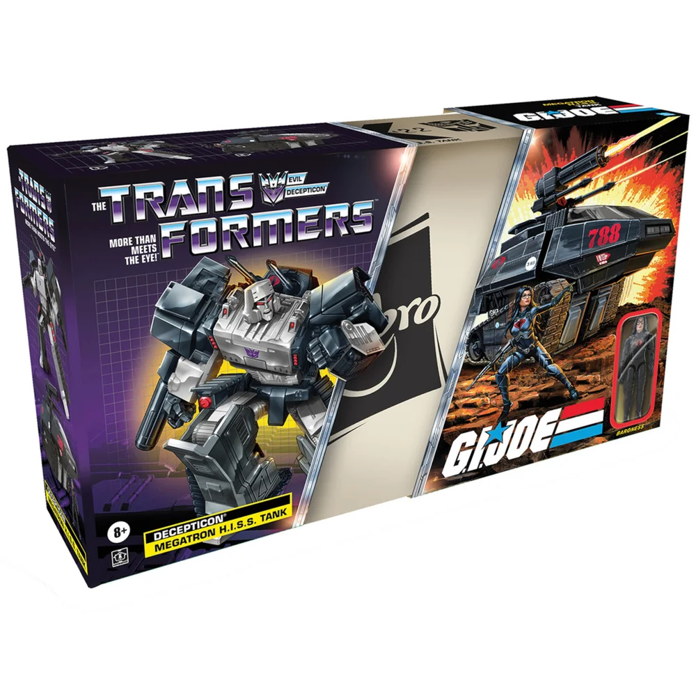 Hasbro Transformers Collaborative: G.I. Joe Mash-Up, Megatron H.I.S.S. Tank and Baroness Set Image 1