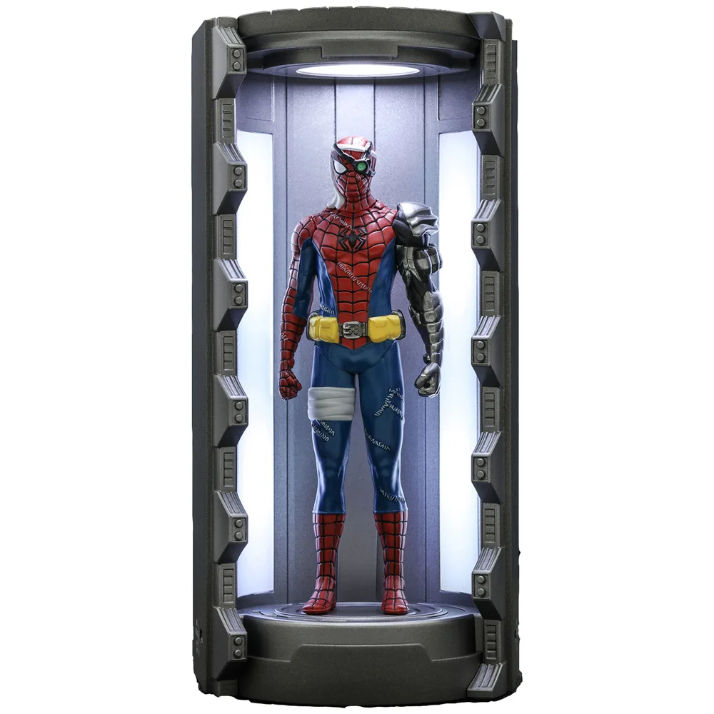 Hot Toys Marvel's Spider-Man Cyborg Suit with Spider-Man Armory Video Game Masterpiece Compact Miniature Figure Image 1