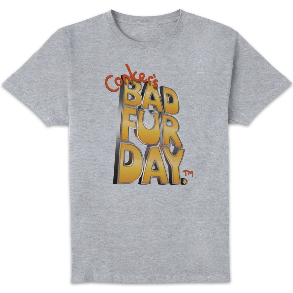 Conker Bad Fur Day Unisex T-Shirt - Grey - S Image 1