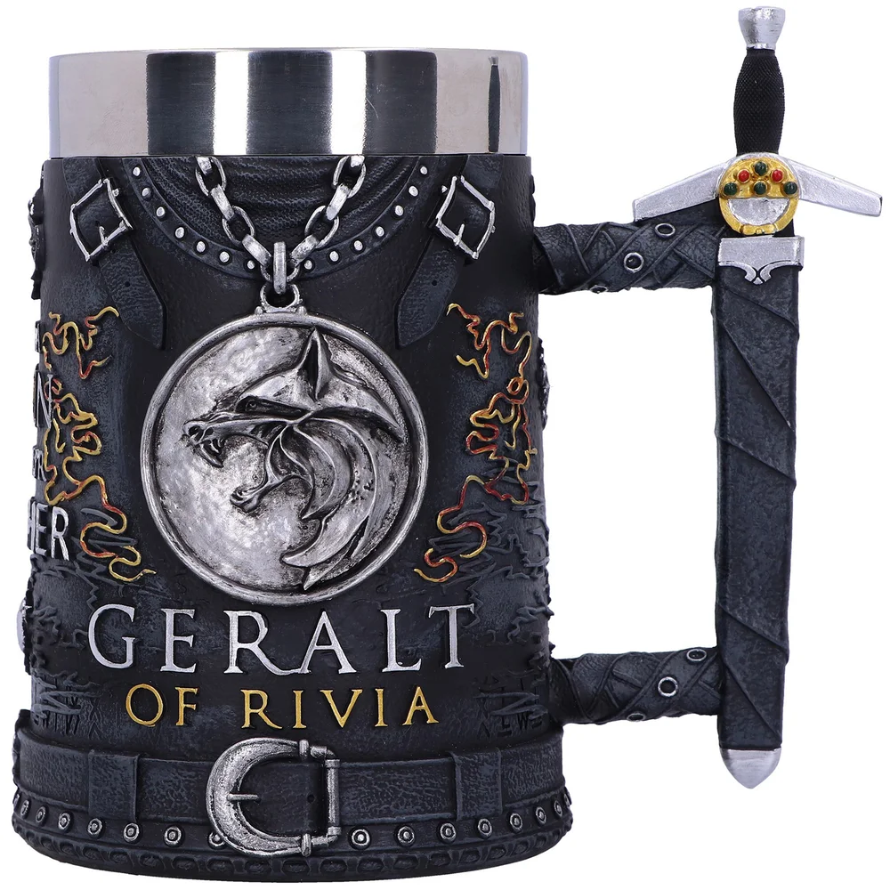 The Witcher Geralt of Rivia Collectible Tankard 15.5cm Image 1