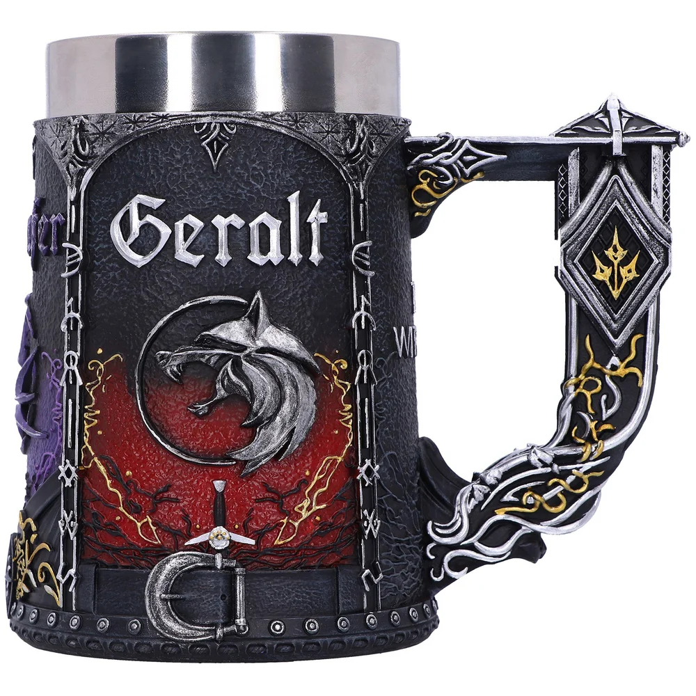 The Witcher Geralt, Yennefer & Ciri Collectible Tankard 15.5cm Image 1