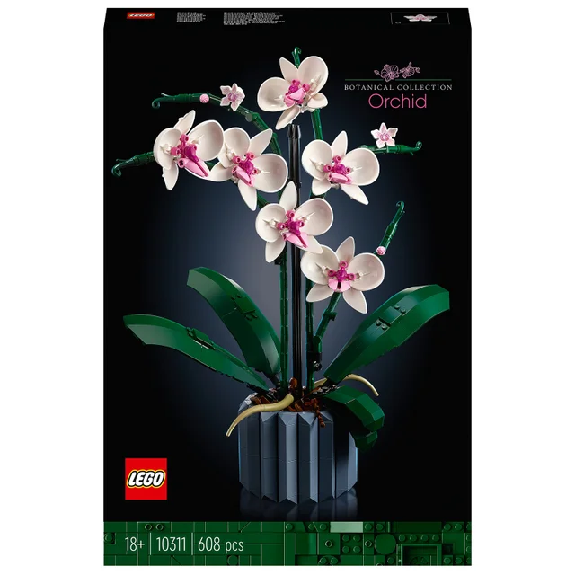 LEGO Icons Orchid Plant & Flowers Set for Adults (10311)