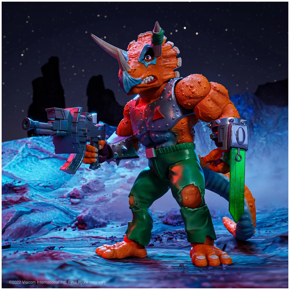 Super7 Teenage Mutant Ninja Turtles Ultimates! Figure - Triceraton Image 1