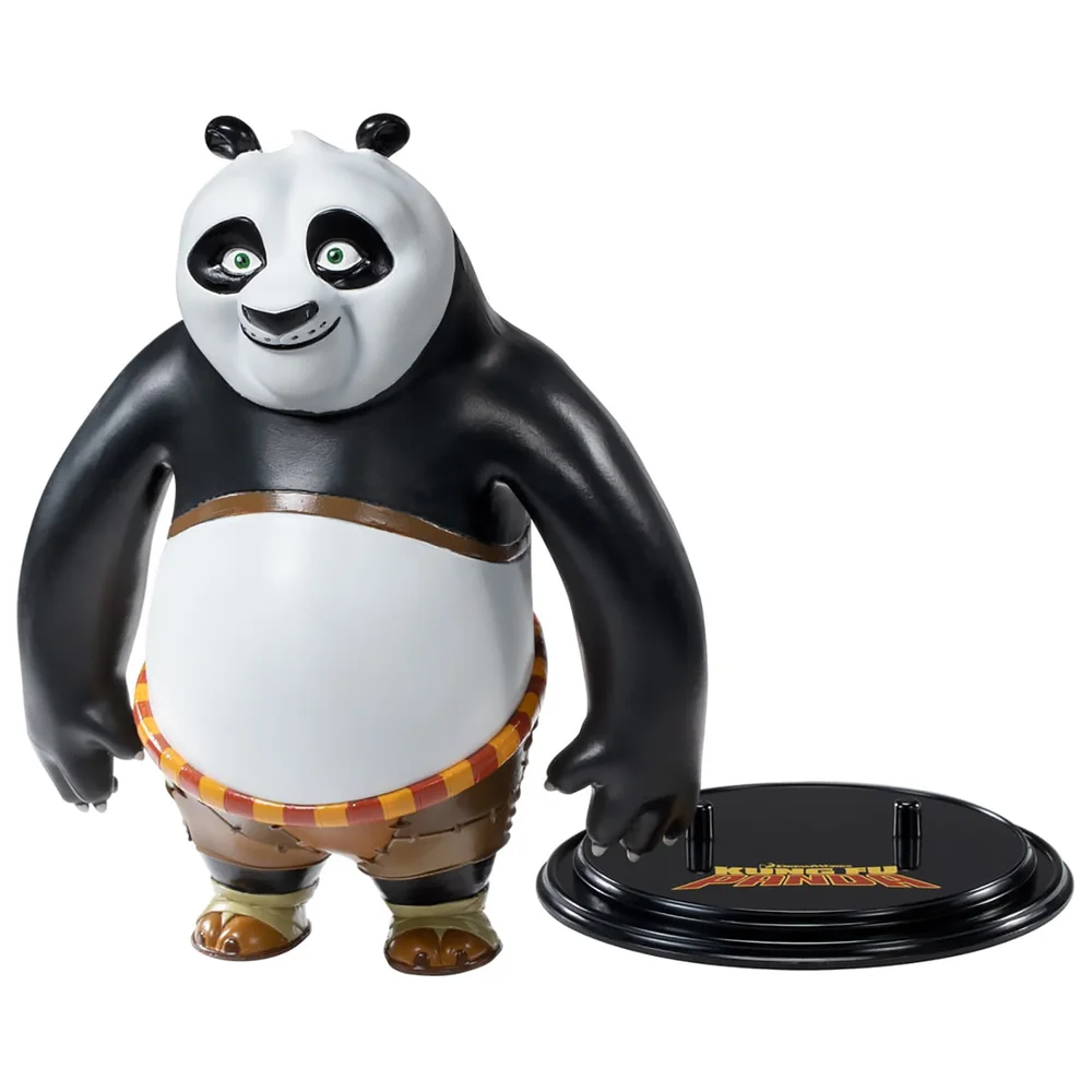 Noble Collection KungFu Panda BendyFig 7 Inch Action Figure Image 1