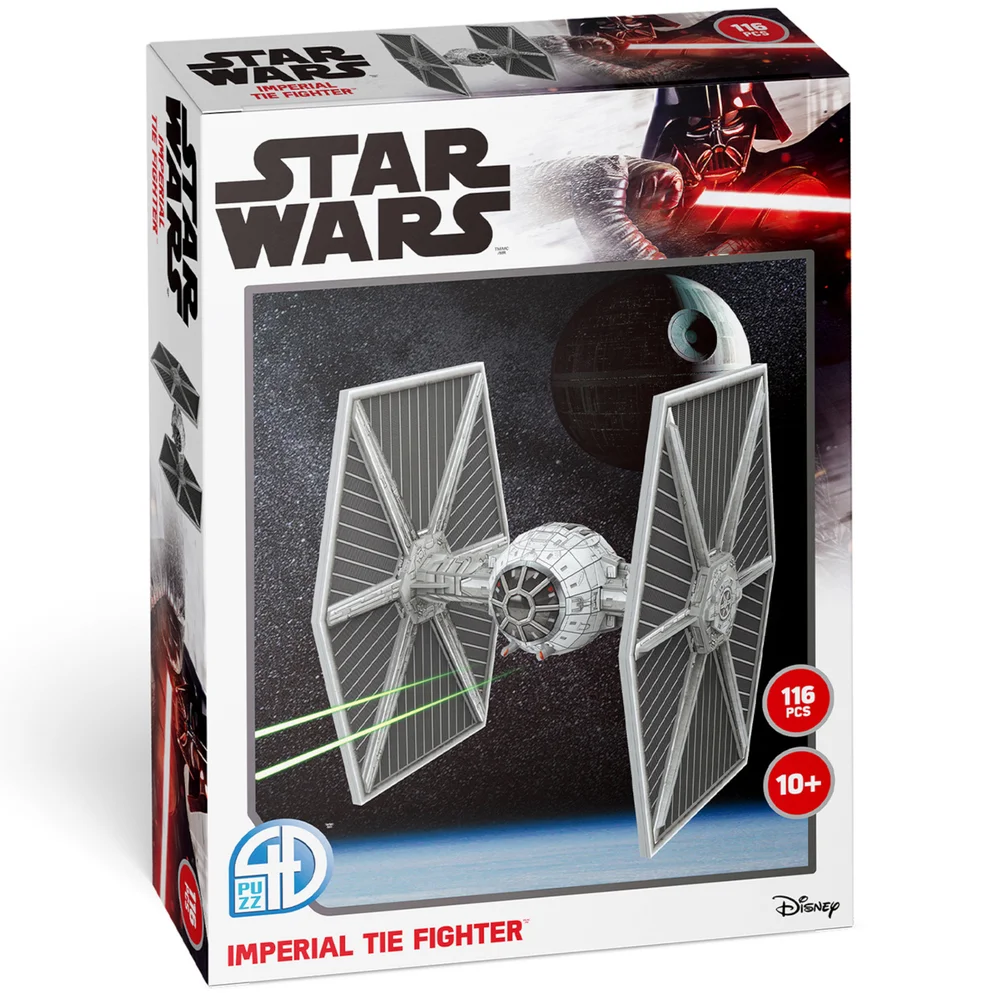 Star Wars Imperial TIE Fighter Paper Core 3D Puzzle Model Image 1