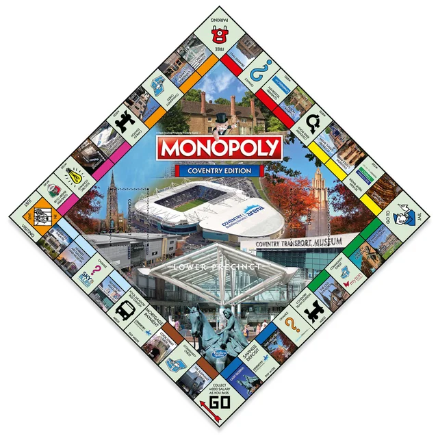 Monopoly Board Game - Coventry Edition