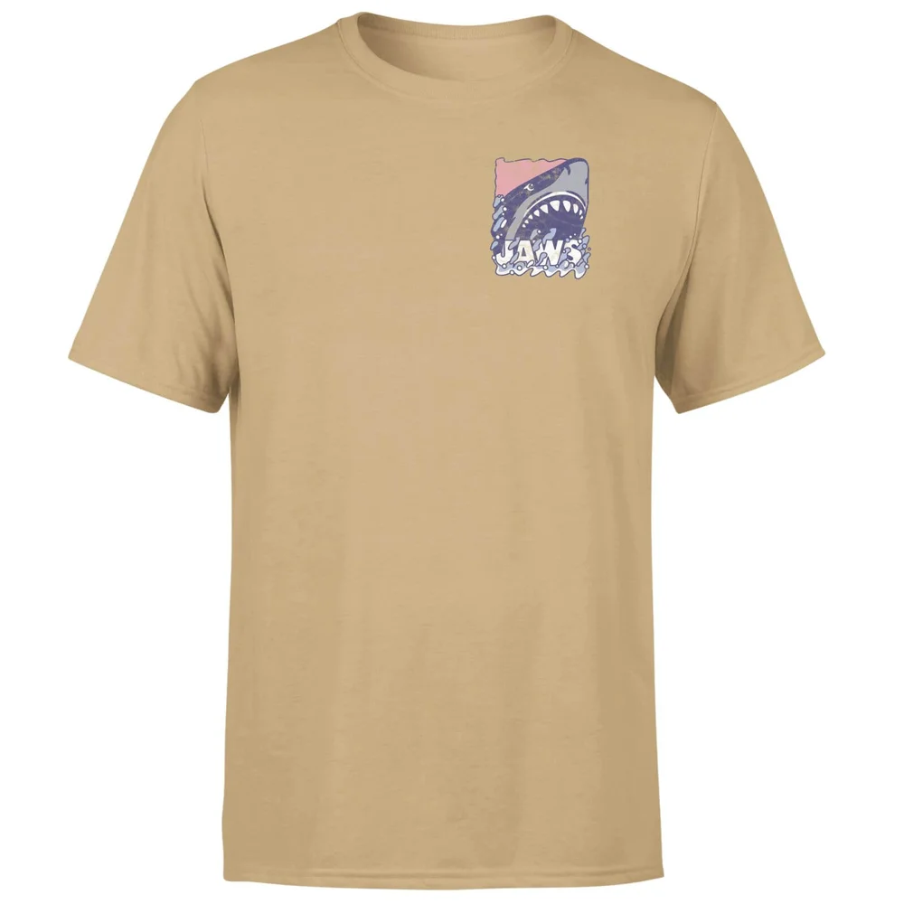 Jaws Retro Unisex T-Shirt - Tan - XXL Image 1