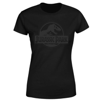 Jurassic Park Monochrome Women's T-Shirt - Black - undefined undefined