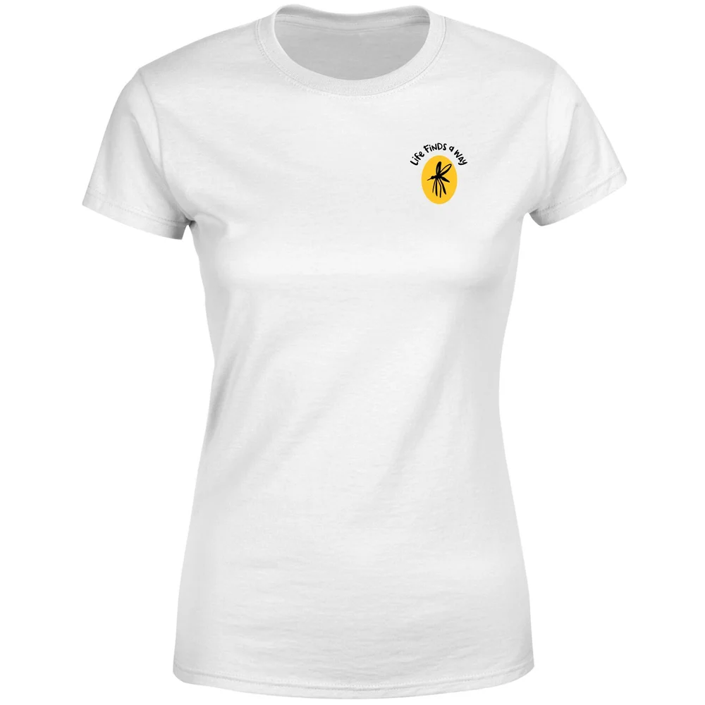 Jurassic Park Amber Sample Embroidered Women's T-Shirt - White - XS Image 1