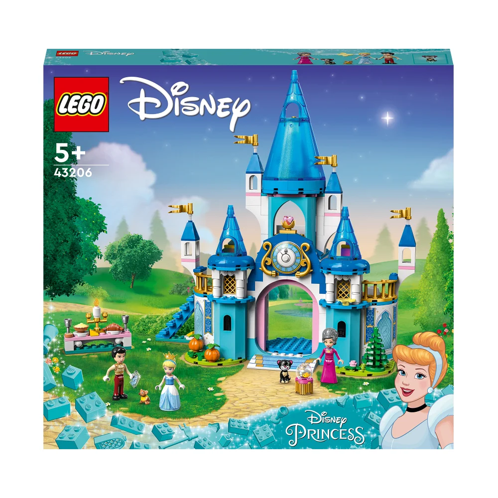 LEGO Disney Cinderella & Prince Charming's Castle Set (43206) Image 1