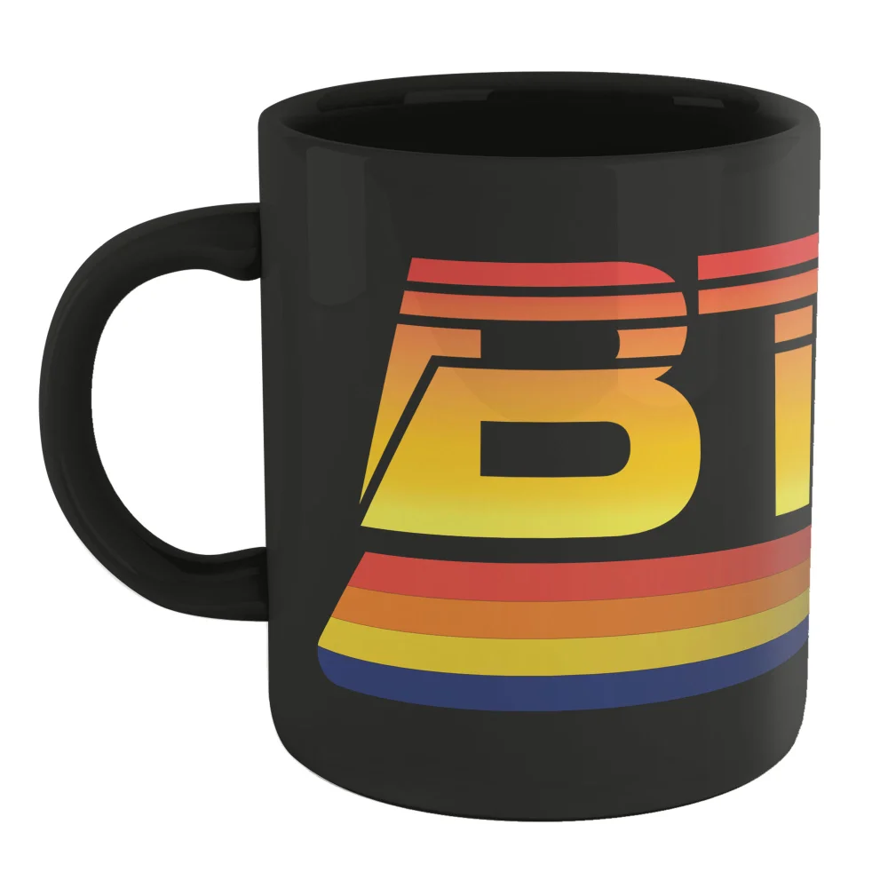 Back To The Future BTTF Retro Mug - Black Image 1