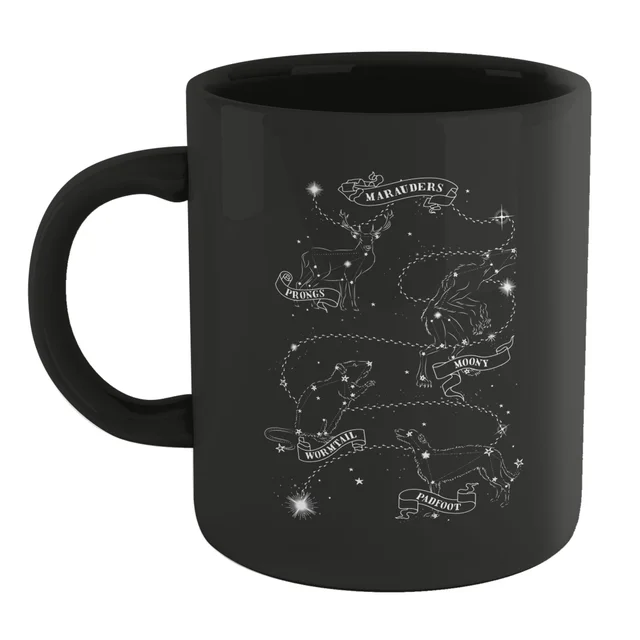Harry Potter Marauders Map Mug - Black