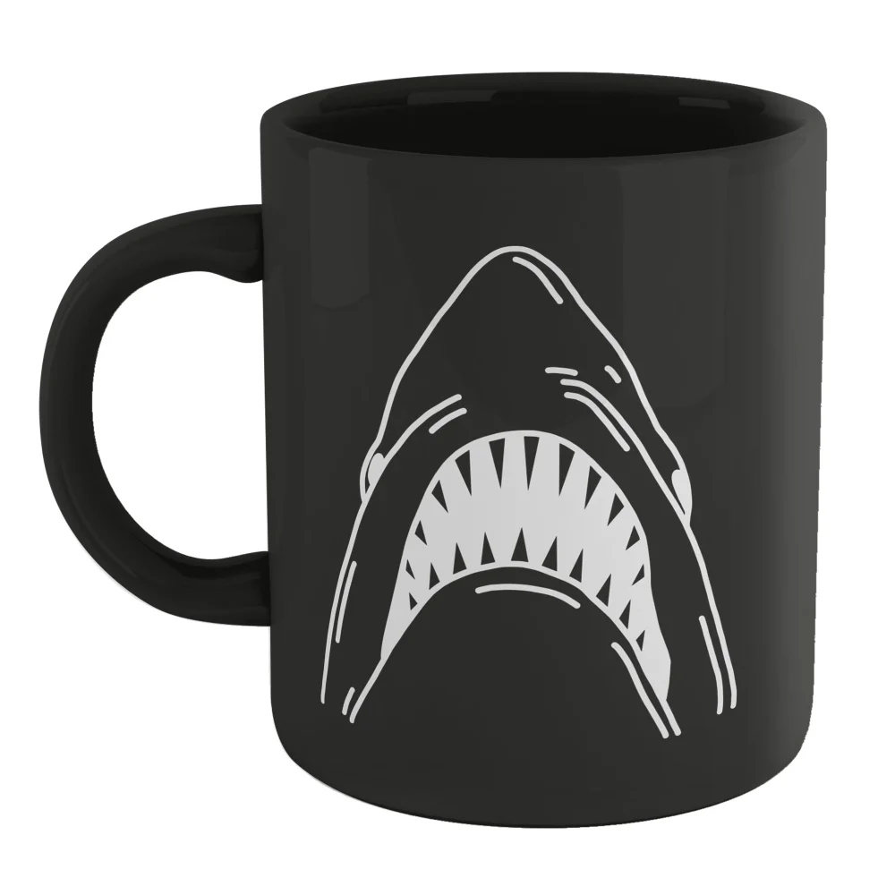 Jaws Bite Me Mug - Black Image 1
