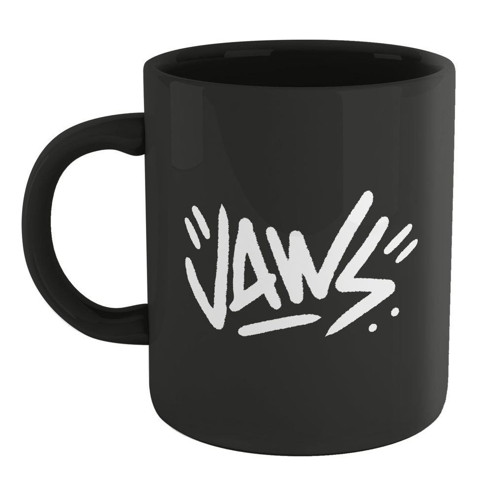 Jaws Doodle Mug - Black Image 1