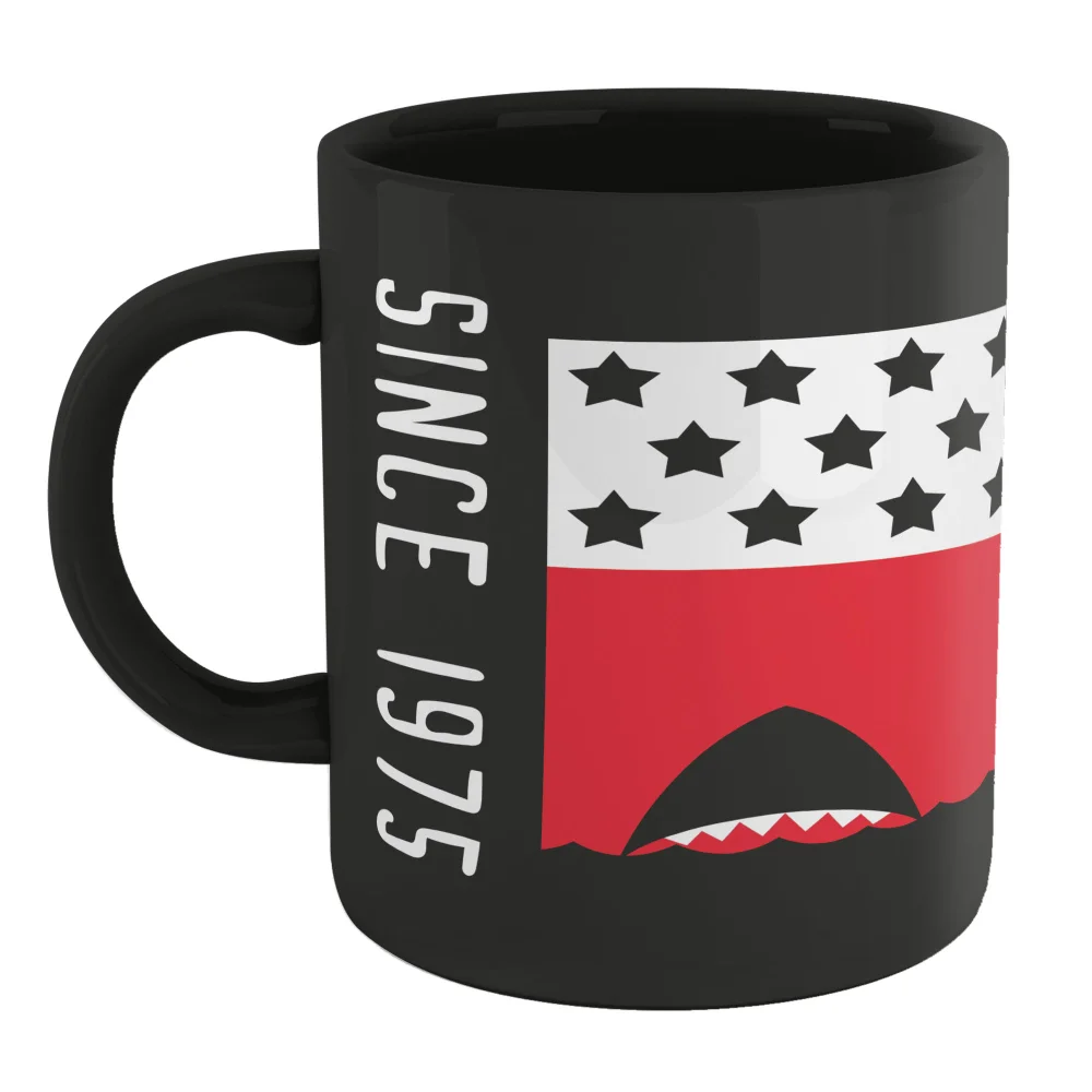 Jaws Flag Mug - Black Image 1