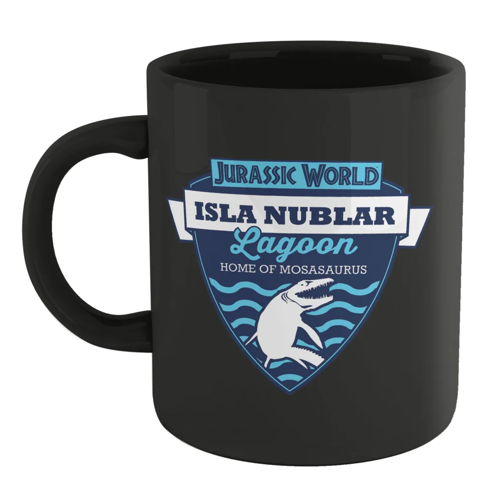 Jurassic Park Isla Nublar Lagoon Mug - Black Image 1