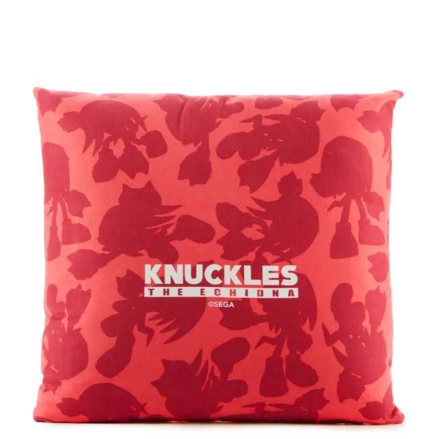 Sonic The Hedgehog Knuckles Face Square Cushion