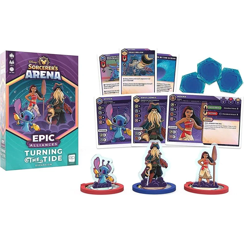 Disney Sorcerer's Arena: Epic Alliances Turning the Tide Expansion Board Game Image 1