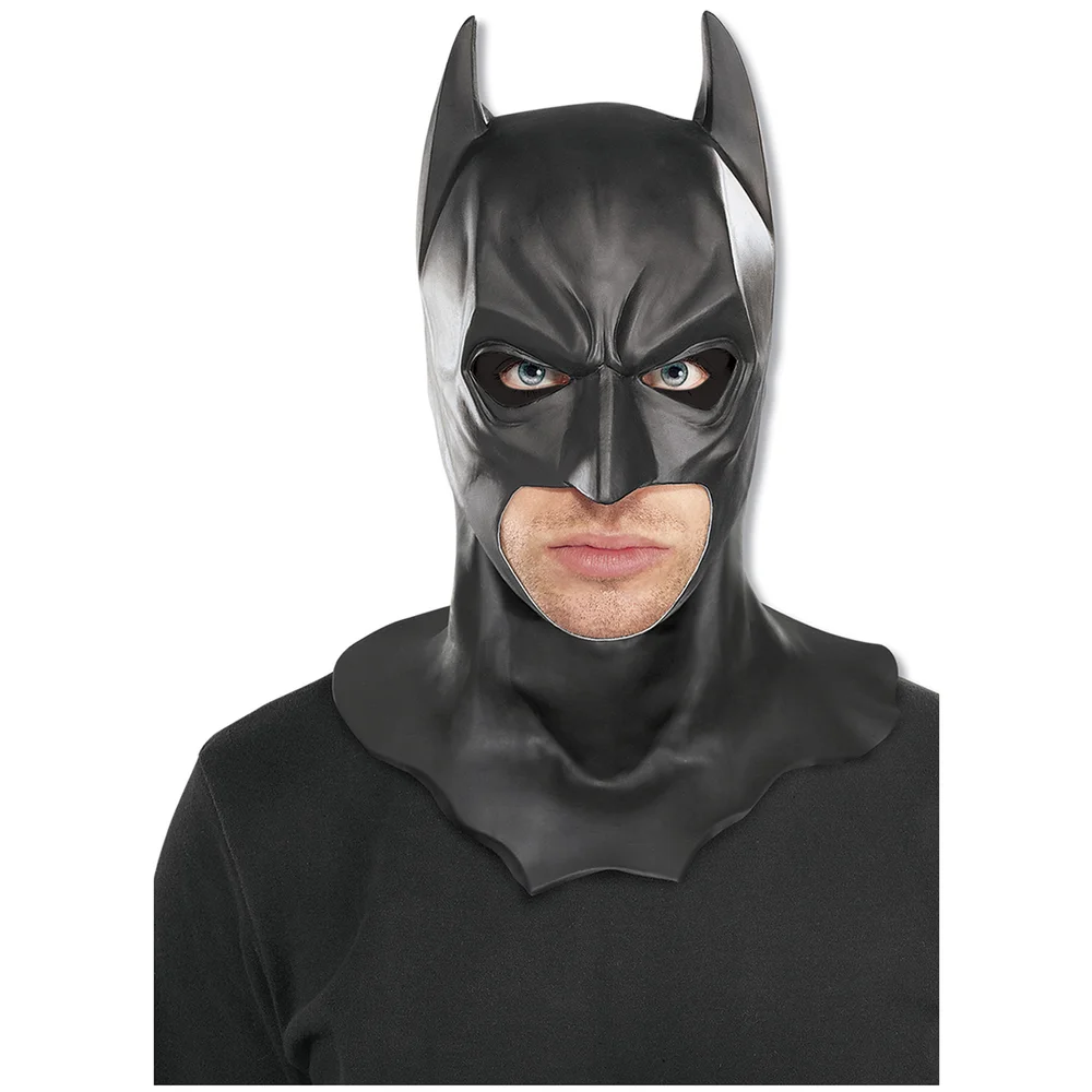 Official Rubies DC Comics Batman Adult Vinyl Mask with Moulded Ears Image 1