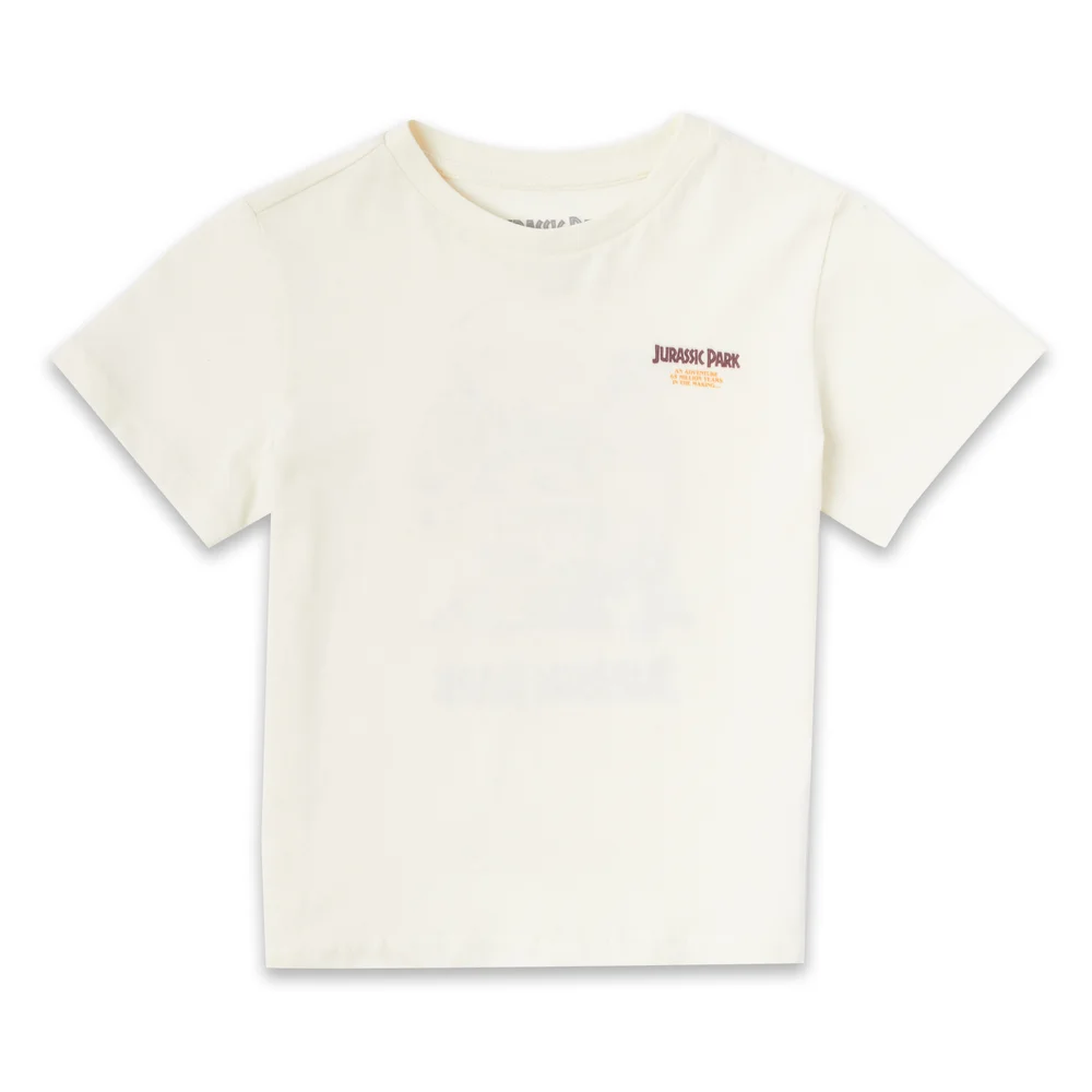 Luke Preece x Jurassic Park An Adventure 65 Million Years In The Making Kids' T-Shirt - Cream - 3-4 Years Image 1