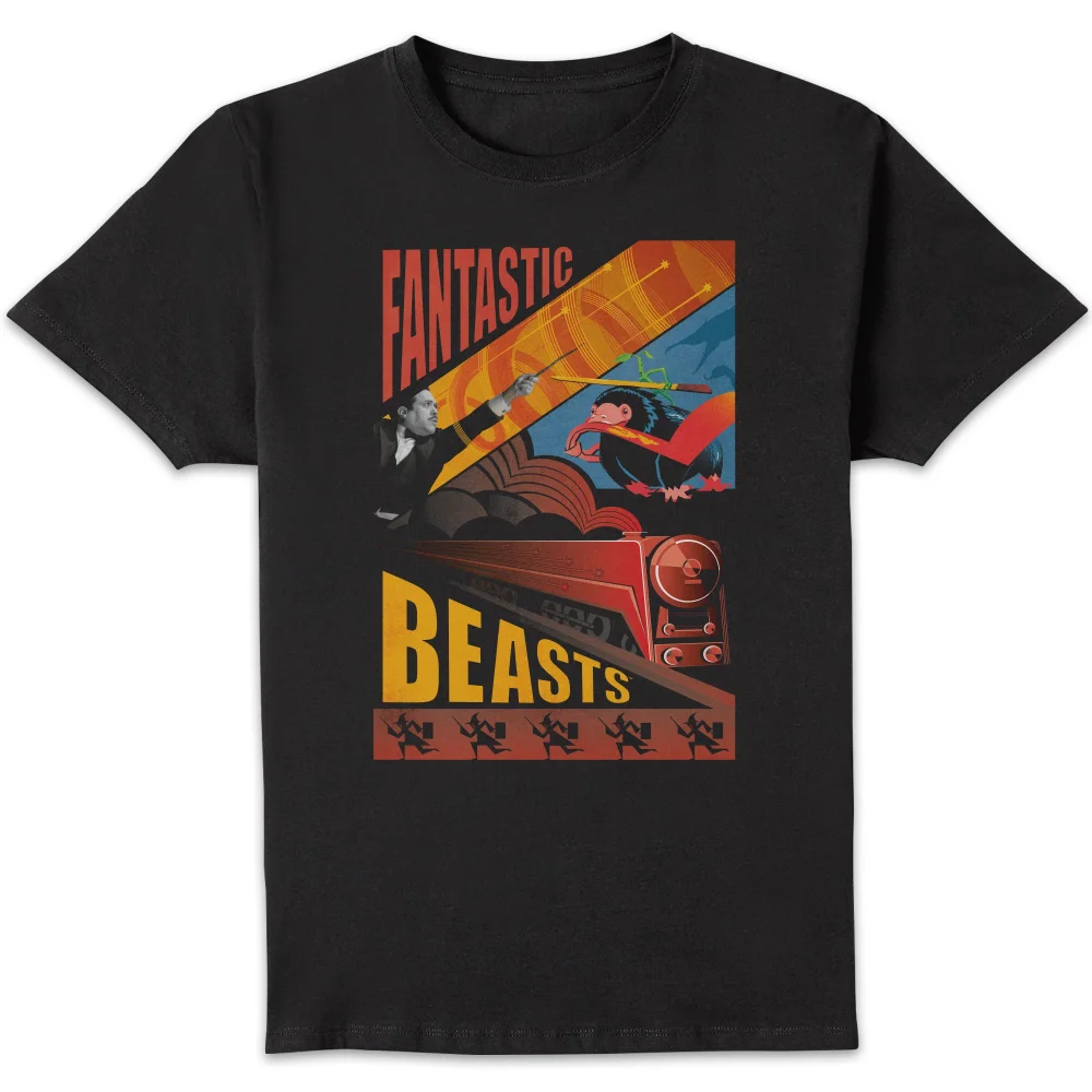 Fantastic Beasts Photographic Unisex T-Shirt - Black - S Image 1