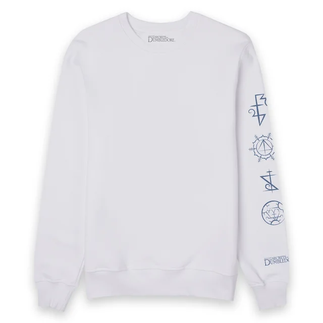 Fantastic Beasts Qilin Symbols Sweatshirt - White