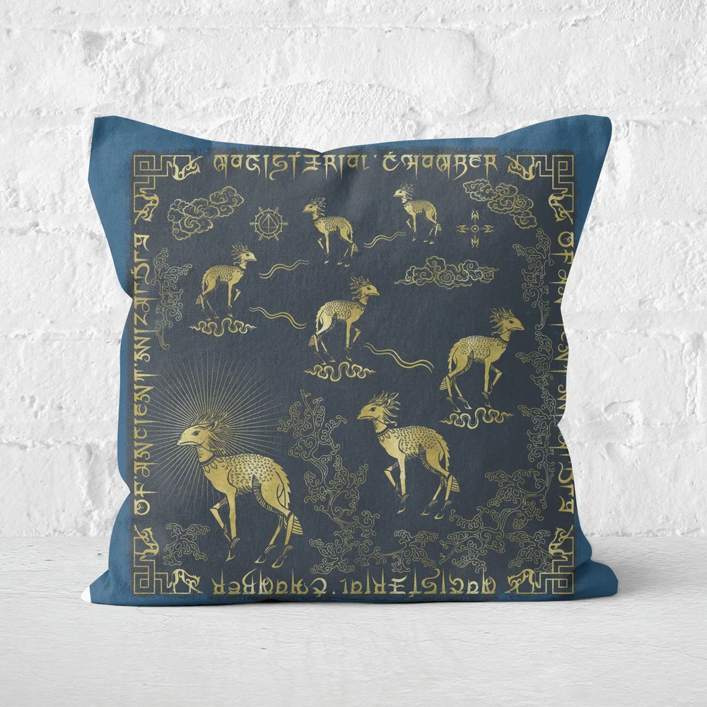 Decorsome x Fantastic Beasts Qilin Square Cushion - 40x40cm - Soft Touch Image 1