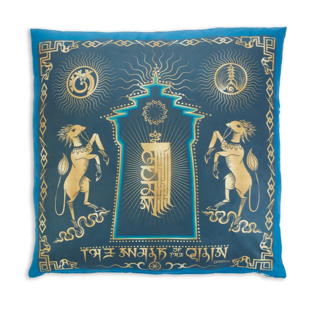 Decorsome x Fantastic Beasts Qilin Pair Square Cushion - 40x40cm - Soft Touch Image 1