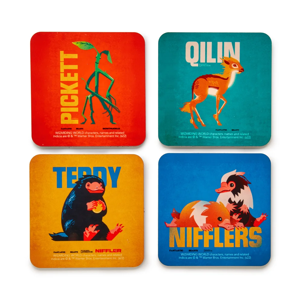 Decorsome x Fantastic Beasts Creatures Coaster Set Image 1