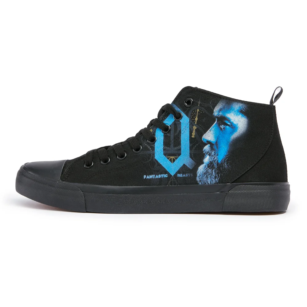 Akedo x Fantastic Beasts All Black Signature High Top - UK 3 / EU 35.5 / US Men's 3.5 / Women's 5 Image 1