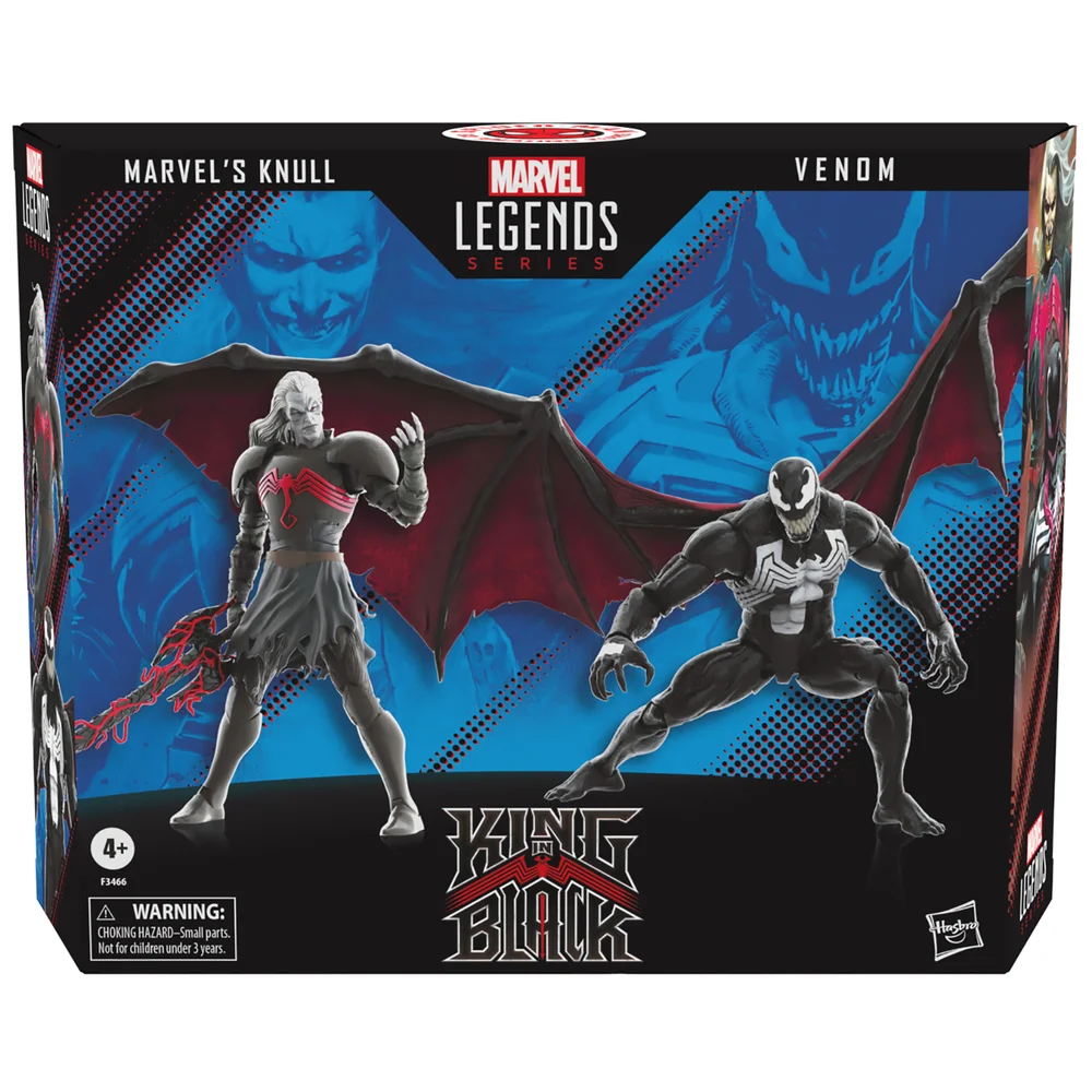 Hasbro Marvel Legends Series 60th Anniversary Marvel’s Knull and Venom 6 Inch Action Figure 2 Pack Image 1