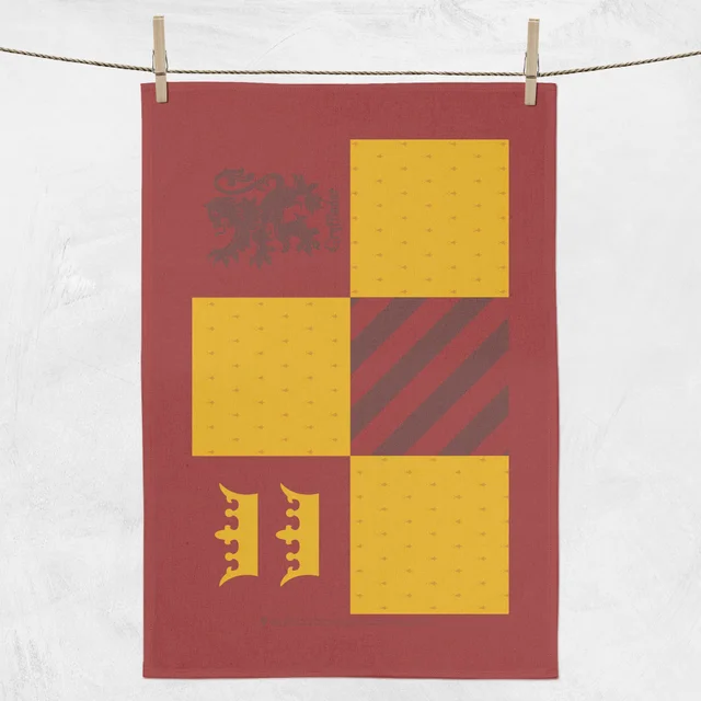 Harry Potter Gryffindor House Tea Towel