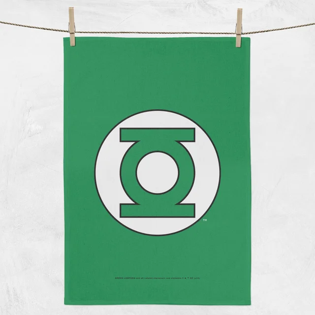 Green Lantern Tea Towel
