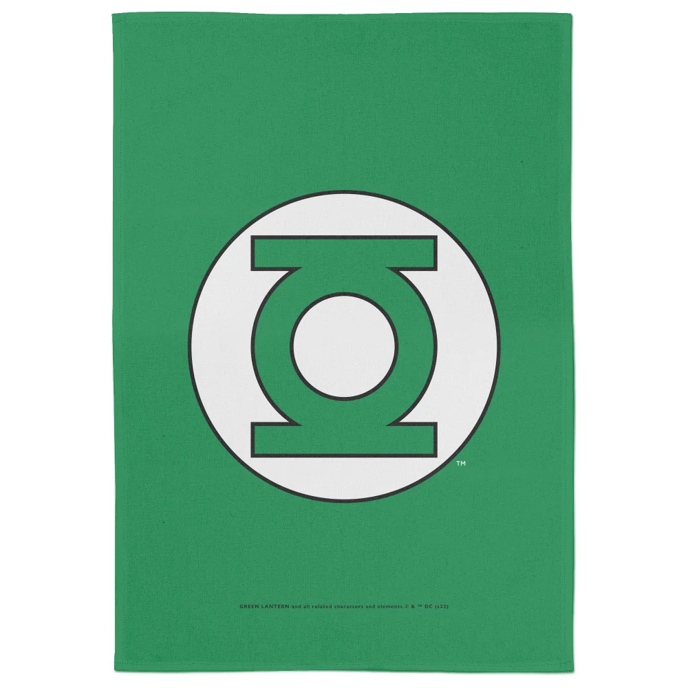 Green Lantern Tea Towel Image 1