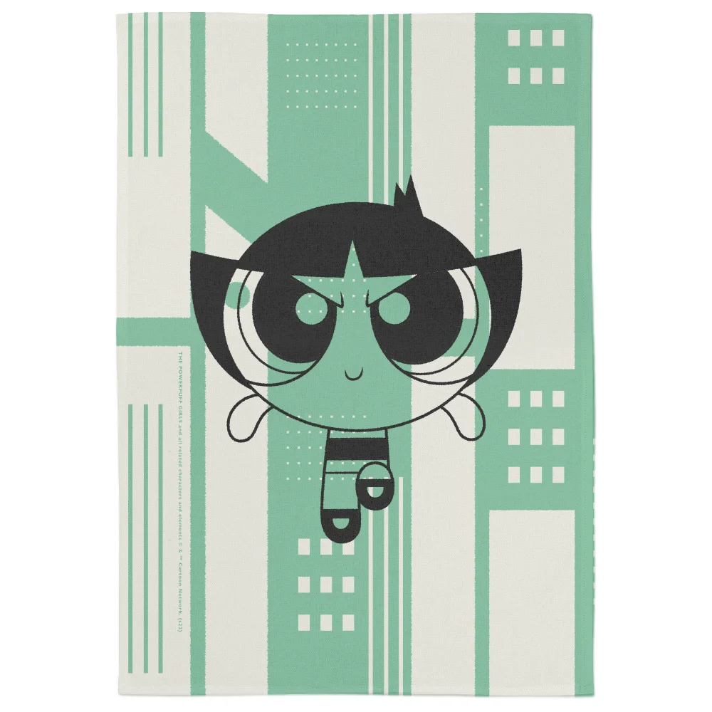 Powerpuff Girls Buttercup Tea Towel Image 1