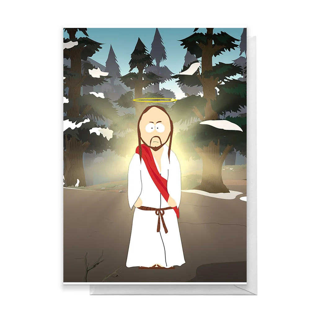 South Park Jesus Greetings Card - Standard Card Image 1