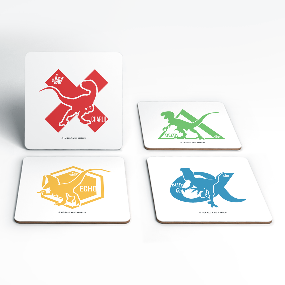 Jurassic World Raptors Coaster Set Image 1