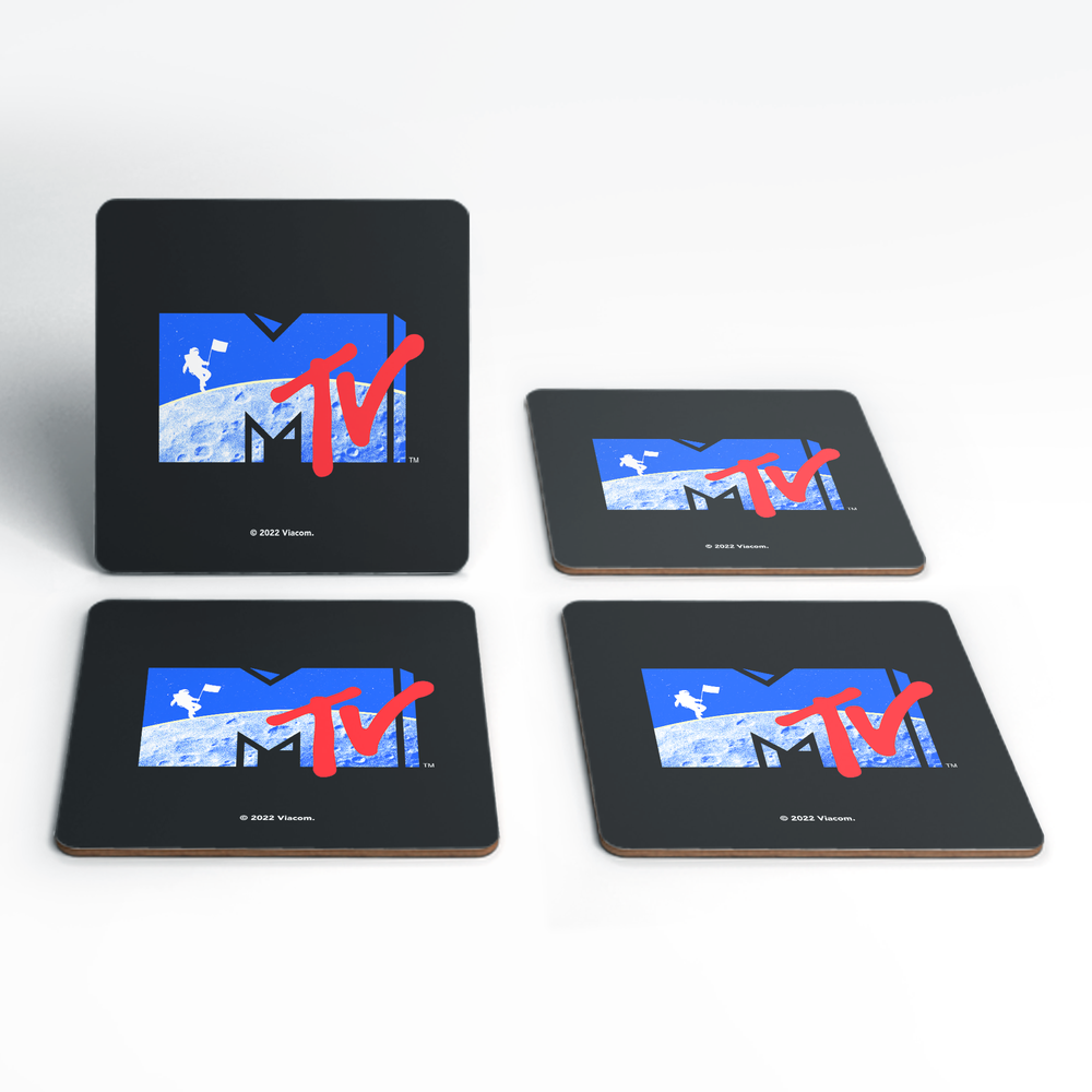 MTV Moon Logo Coaster Set Image 1