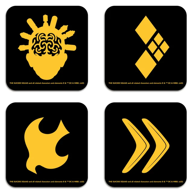 Suicide Squad Suicide Squad Icons 2 Coaster Set