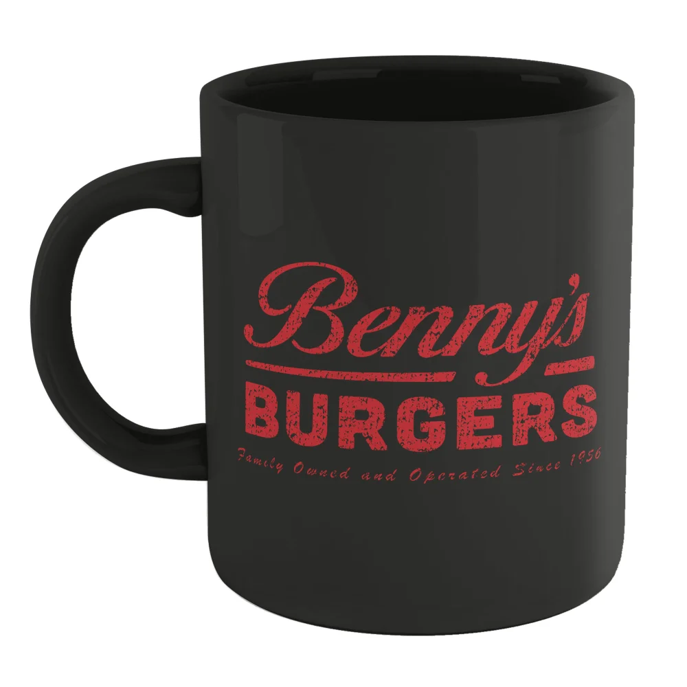 Stranger Things Bennys Burgers Mug - Black Image 1