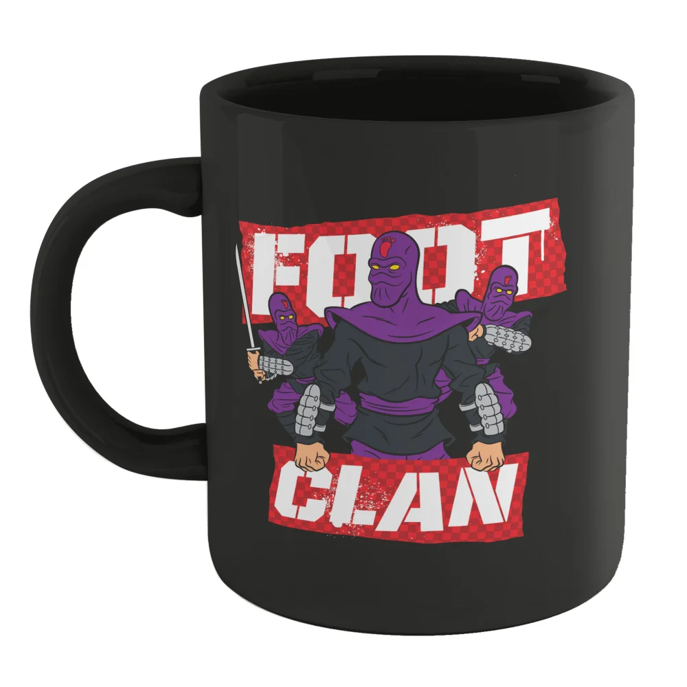 Teenage Mutant Ninja Turtles Foot Clan Mug - Black Image 1