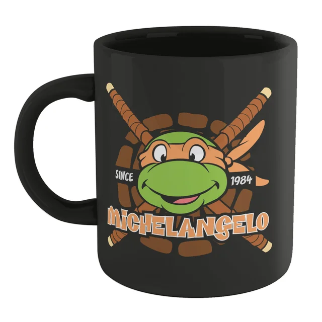 Teenage Mutant Ninja Turtles Michaelangelo Mug - Black