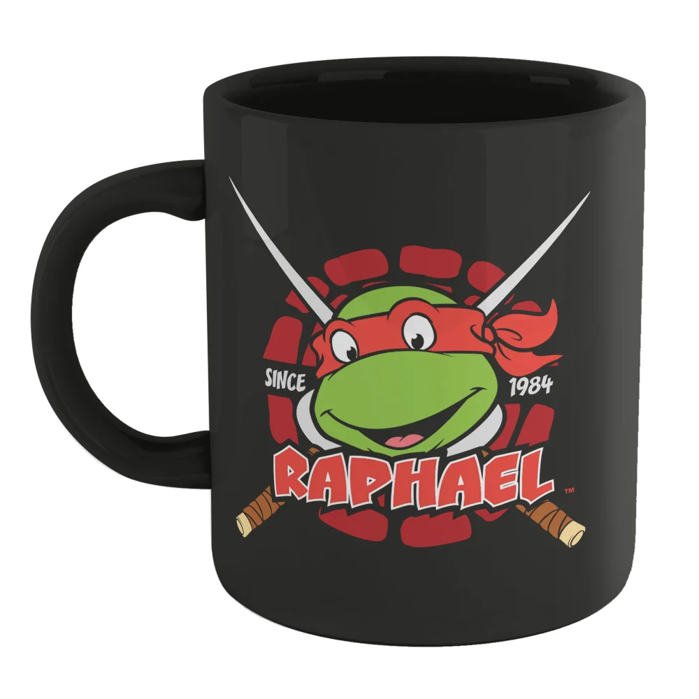 Teenage Mutant Ninja Turtles Raphael Mug - Black Image 1