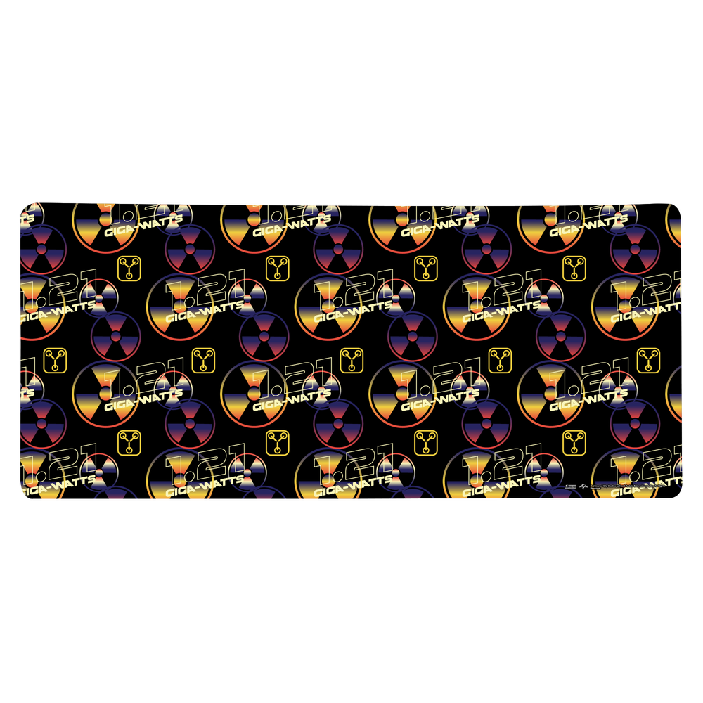 Back To The Future 1.21 Gigawatts Gaming Mouse Mat - Large Image 1