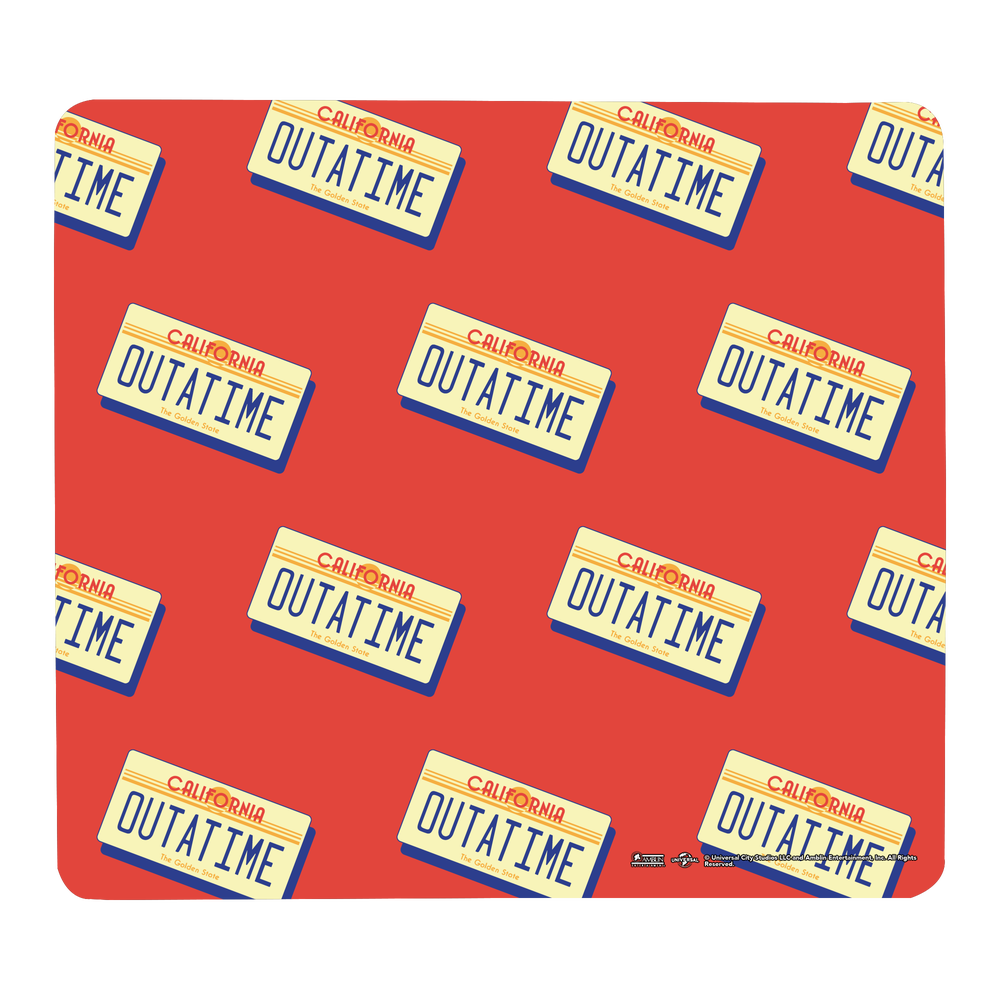 Back To The Future Outtatime Gaming Mouse Mat - Small Image 1