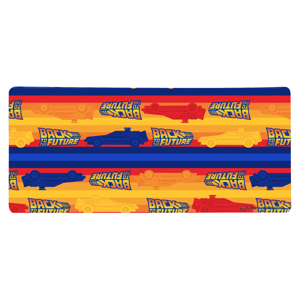 Back To The Future Retro Gaming Mouse Mat - Large Image 1