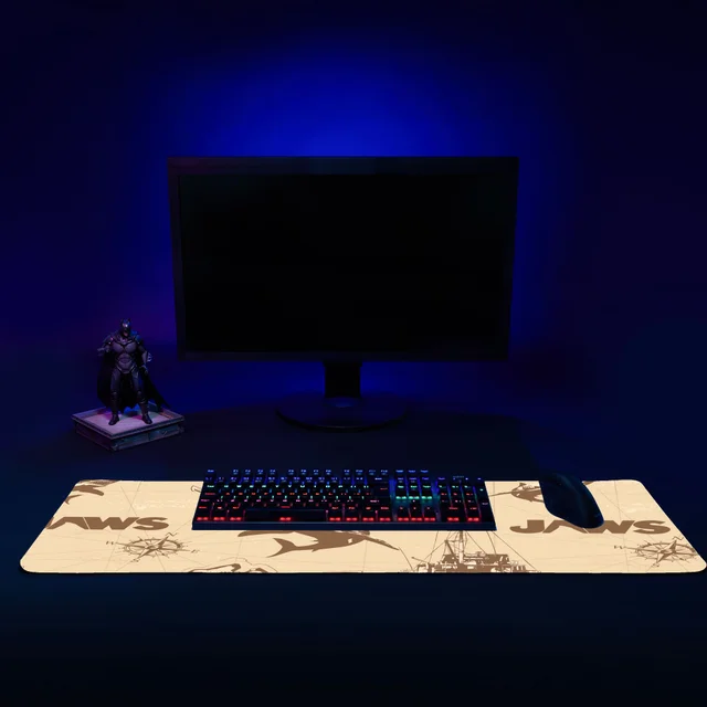 Jaws Map Gaming Mouse Mat