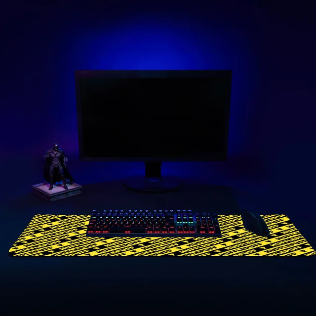 Harry Potter Hufflepuff Pattern Gaming Mouse Mat