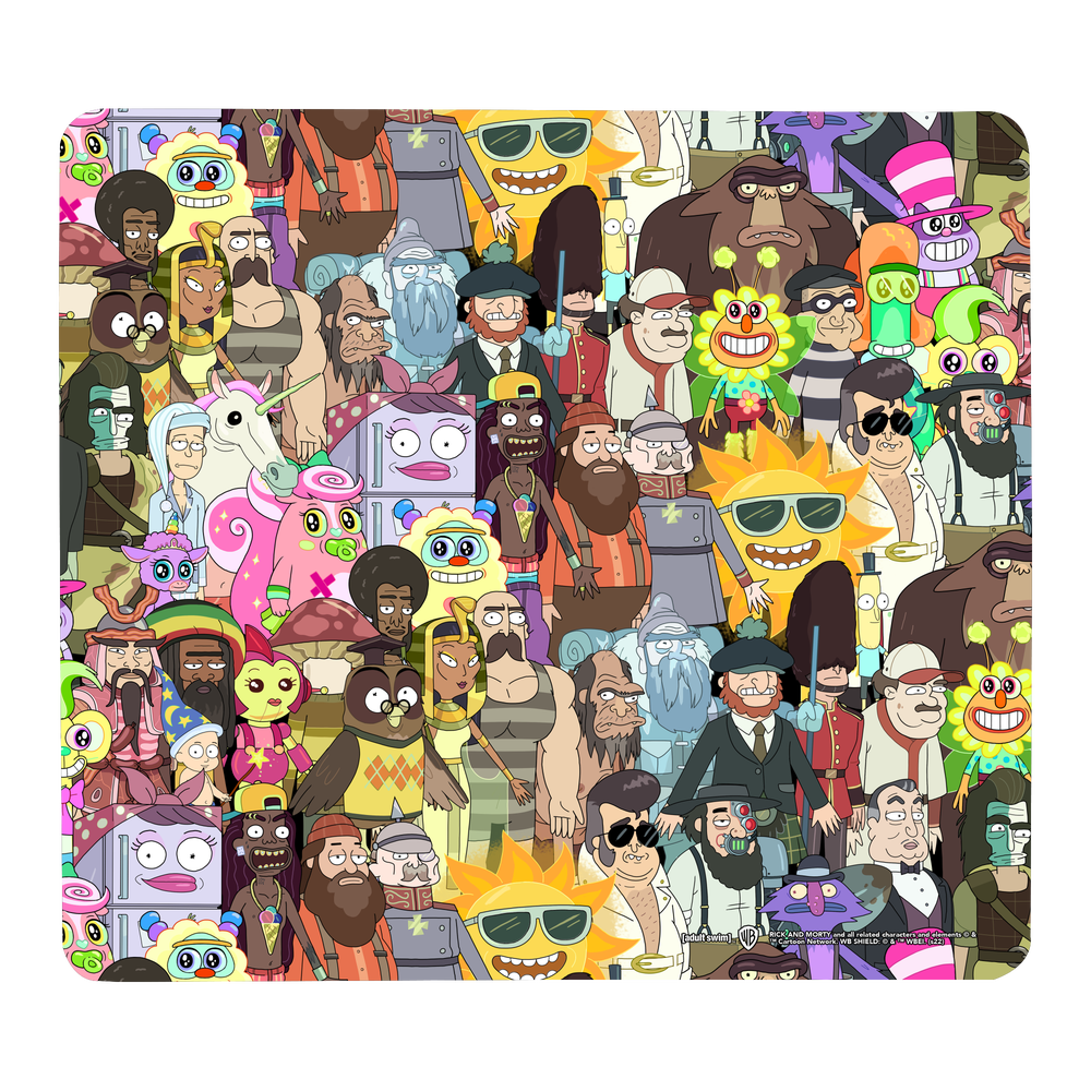 Rick and Morty Parasites Gaming Mouse Mat - Small Image 1